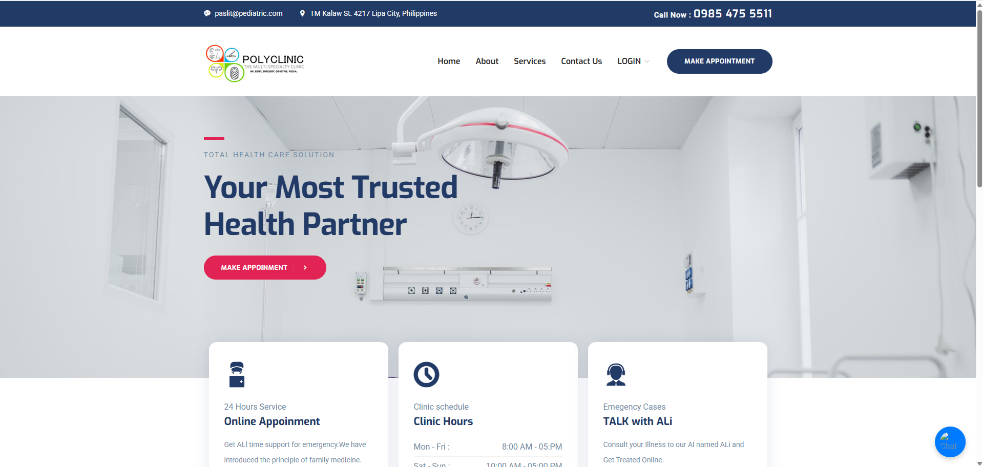 Clinic Appointment Management System with AI Chatbot